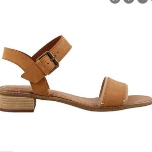 Tom's Camilia Sandal, Size 8, brown